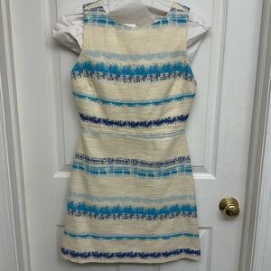 Alice and Olivia Open Back Mini Dress